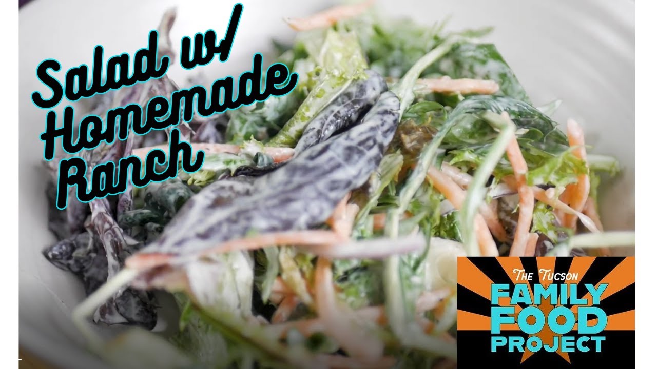 Salad w/ Homemade Ranch YouTube