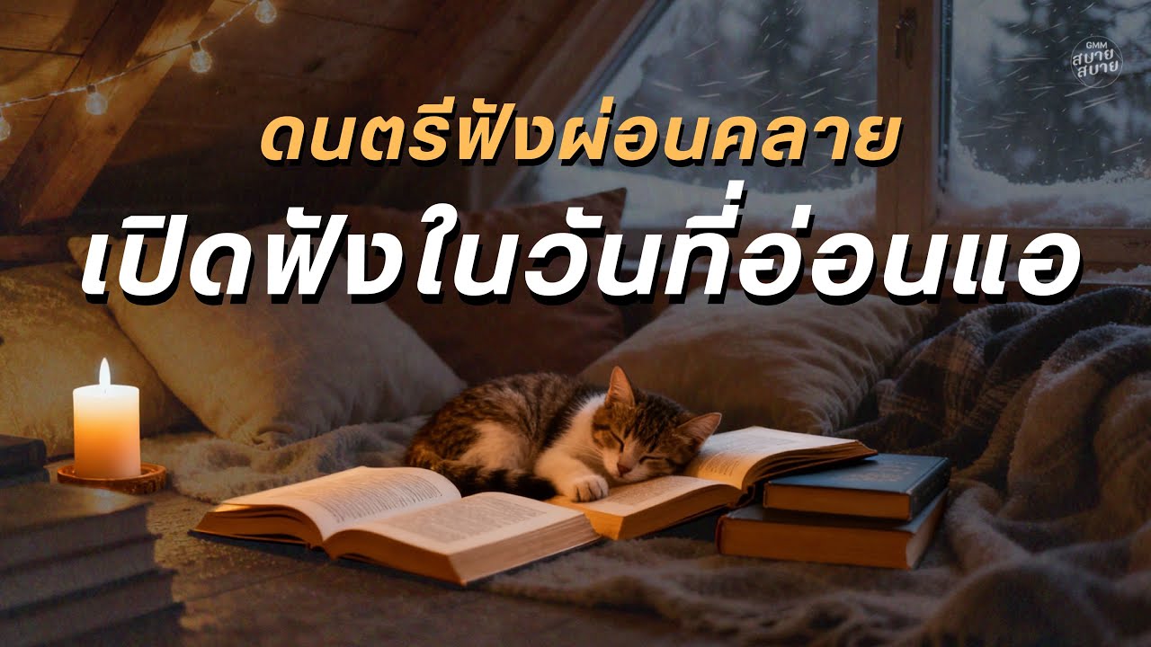ดนตรีฟังผ่อนคลาย รวมเพลงฟังสบาย ในวันที่อ่อนแอ [LONGPLAY]