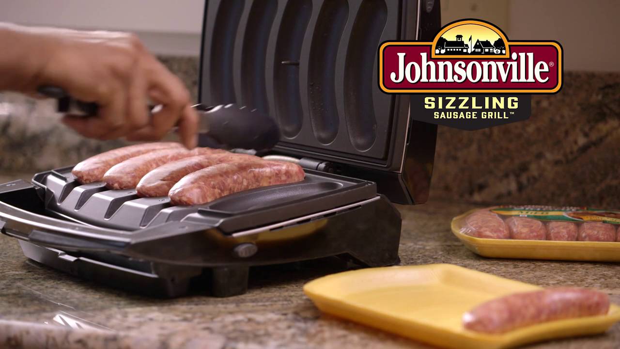  Johnsonville Sizzling Sausage Electric Indoor Grill