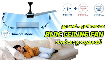 Superfan SuperQ Duocool BLDC Ceiling Fan | WiFi -  IR - NFC & More 🔥