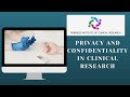 The ultimate guide to privacy and confidentiality in clinical researchfineness institute