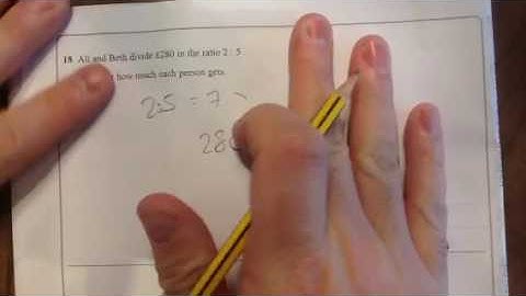 Q18 Simplifying Ratio Foundation Non Calculator Paper 1 Mock 2