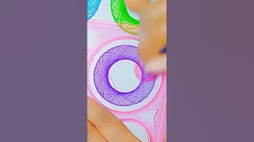 The original spirograph design set #art_drafts #trending #spirograph #asmr #viralvideo #ytshort #art