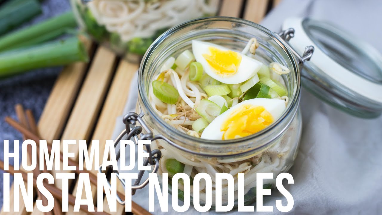 RECEPT Homemade Instant Noodles OhMyFoodness YouTube