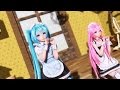 【MMD】オツキミリサイタル/ Otsukimi Recital - Luka X Miku  HD 1080p