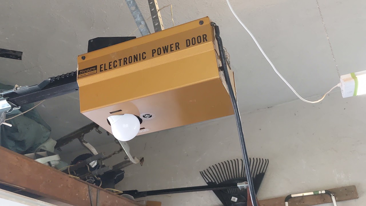 Sears Electronic Power Door 139.651100 YouTube