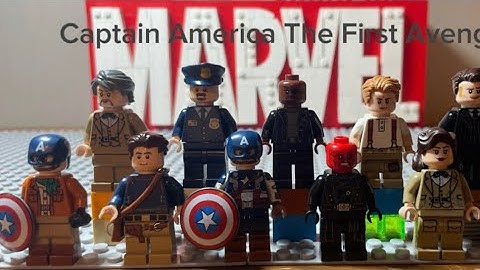 LEGO CAPTAIN AMERICA THE FIRST AVENGER | How To Build All The Main Characters 