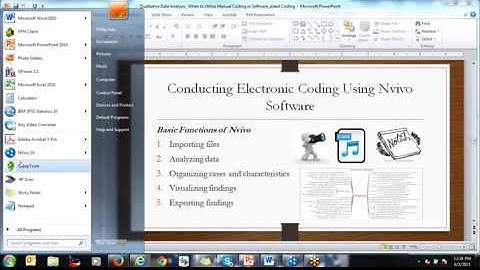 Qualitative Data Analysis: When to Utilize Manual Coding or Software-aided Coding such as Nvivo