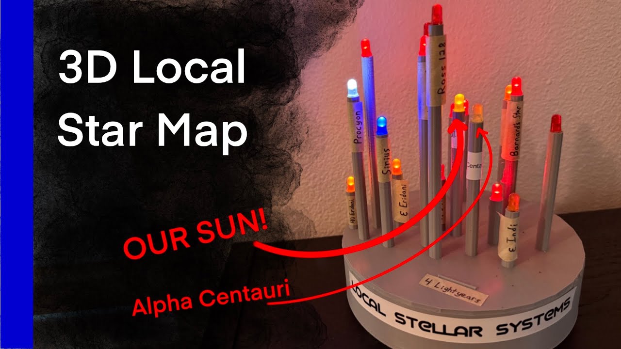 Making a 3D Local Star Map - YouTube