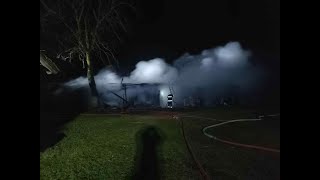 Žiežmarių apylinkės seniūnijoje kilo didelis gaisras: sprogo du dujų balionai