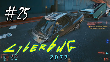 Cyberpunk 2077 | Bugs #25 — Car Stuck On The Ground (PS4 Pro)