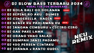 DJ SLOWBASS TERBARU 2024 | DJ CINDERELLA REMIX | DJ BOLA BALI NGGO DOLANAN VIRAL TIK TOK FULL BASS