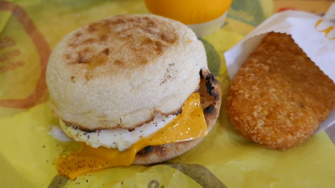 McDonalds Egg McMuffin & Hash Browns Coffee Hollywood Los Angeles
