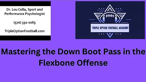 How to Run Air Force’s Down Boot Pass #flexbone #tripleoption #offense