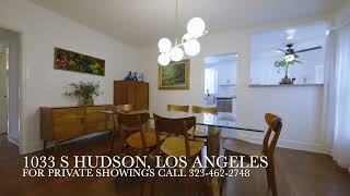 Sneak Peek at a Hot New LA Property | 1033 S Hudson, Los Angeles