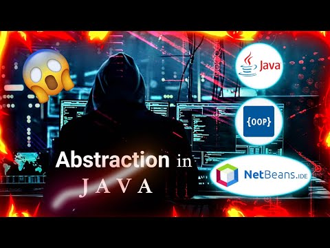 Abstraction in java NetBeans  || @thedotmian