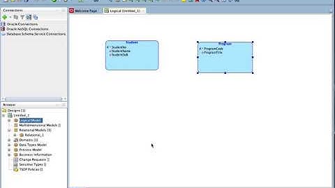 Using SQL Developer for Database Design