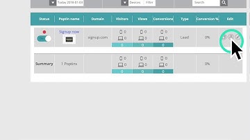 How to create a poptin AB test