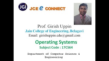 JCE CSE Operating Systems 17CS64 Module 5.4