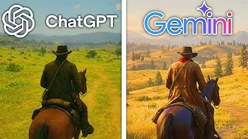 ChatGPT vs Gemini Create RDR2 From Scratch