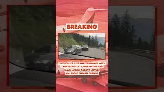 Thumbnail for World's elite arrive in Davos in private jets and luxury cars to lecture you about climate change