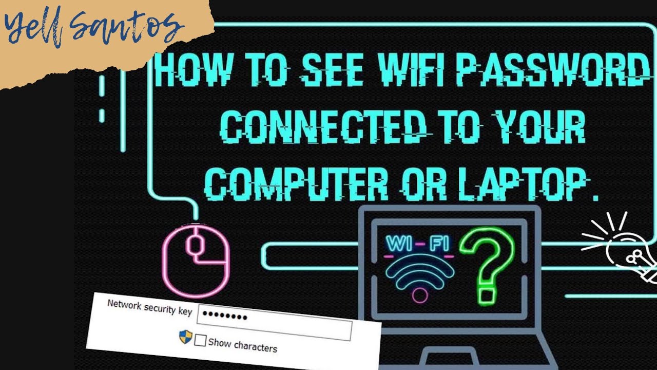How To See Wifi Password Connected To Your Computer Or Laptop 2020 YouTube
