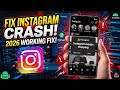 Instagram keep stopping problem || Instagram has stopped problem in 2026