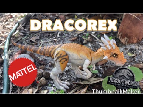 Mattel Jurassic World Dino Rivals Attack Pack Dracorex figure review
