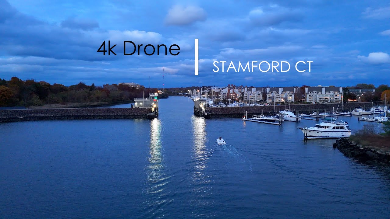 2024 Best Stamford Connecticut 4K Drone Stock Footage by Kyle Mietlowski Licensed Part 107 Pilot