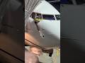 ハンガーで飛行機を触る この作業の正体