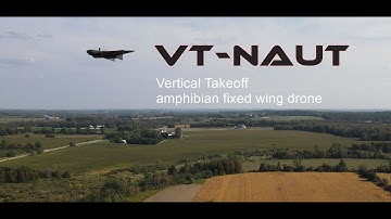 Aeromao VTNaut - VTOSL marine fixed wing drone (Vertical Takeoff & Short Landing)