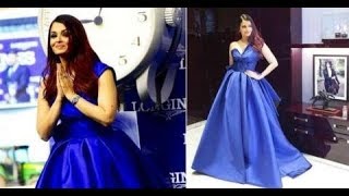 Aishwarya Rai Bachchan Stunning  Royal Blue Gown. See  Videos And Pics