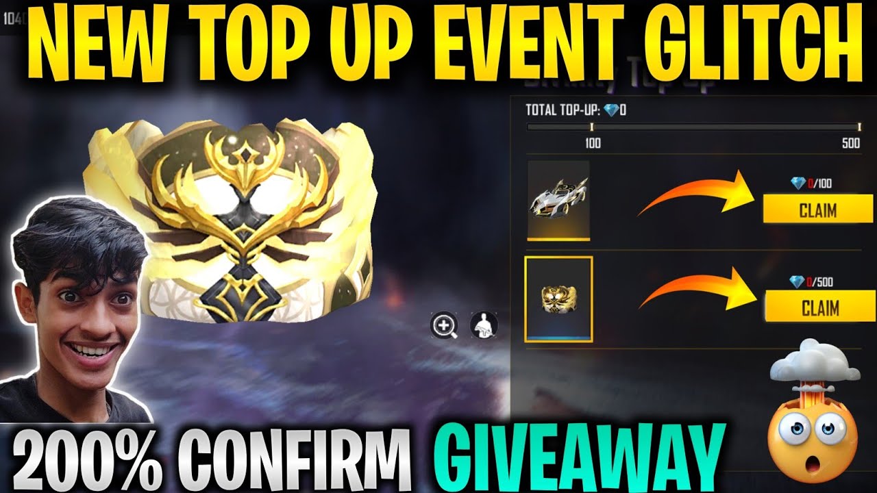 HOW TO COMPLETE NEW GLOO WALL TOP UP EVENT FREE | FREE FIRE NEW TOP UP EVENT GIVEAWAY | FF NEW EVENT