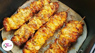 Super Moist And Juicy Chicken Skewers In Air Fryer | Easy Air Fryer Recipes | Air Fryer Chicken screenshot 3