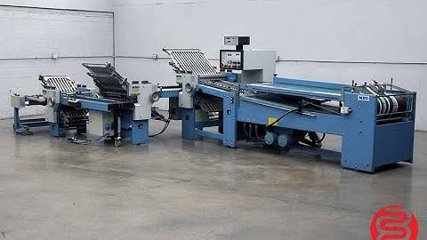 1998 MBO B26 Continuous Feed Paper Folder