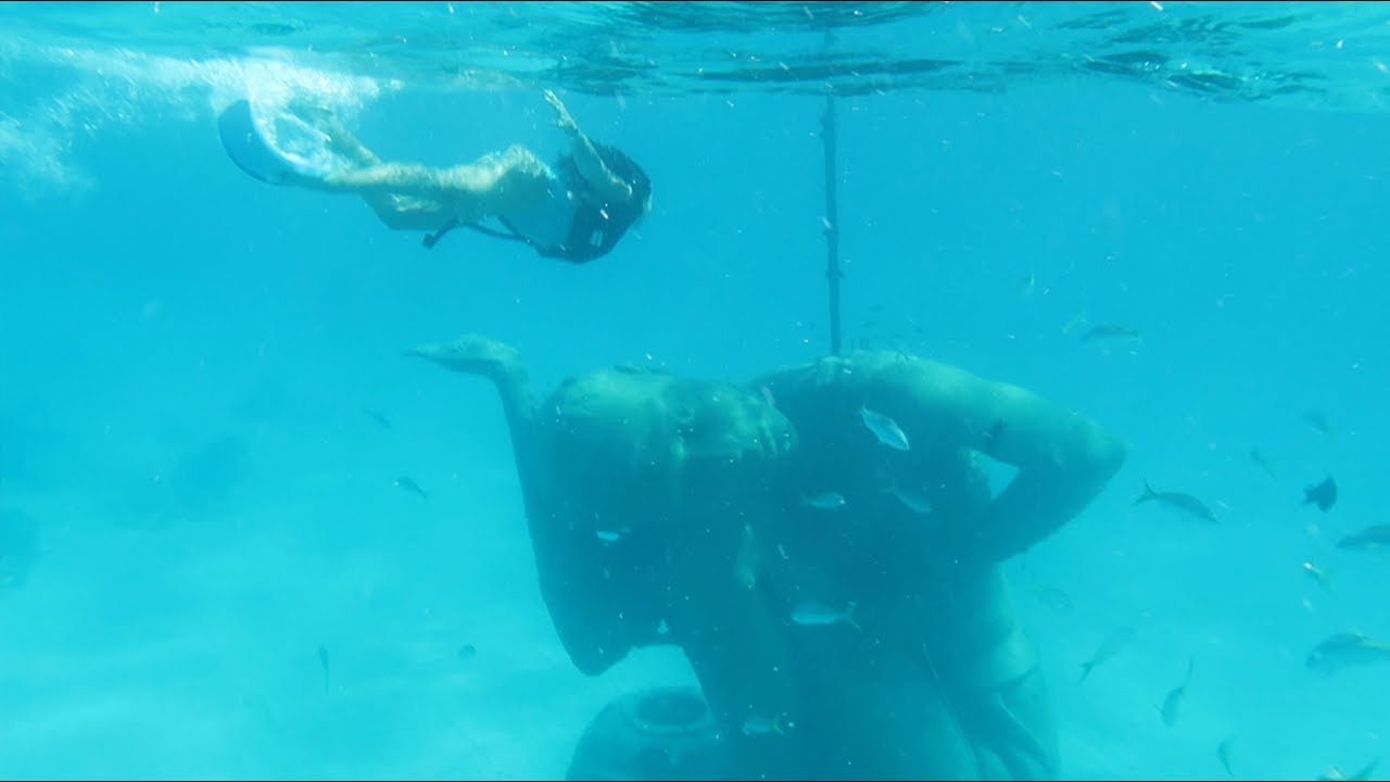 DIVING THE WORLD'S LARGEST UNDERWATER SCULPTURE BAHAMAS YouTube