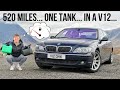 Can I drive the cheapest V12 in the country from Scotland to London on one tank of fuel?