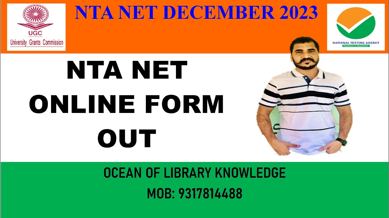 UGC NET DECEMBER 2023 FORM FILL UP | UGC NET DEC 2023 NOTIFICATION OUT ...