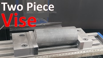 Tweedelige bankschroef voor de minifreesmachine