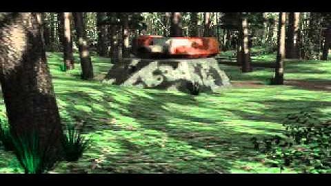 C&C Tiberian Dawn - Turret Being Down Up in Forest