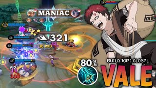 FINALY !!! I GOT VALE SKIN GARA NEW BEST BUILD FULL DAMAGE MANIAC !!! ONE COMBO ENEMY BEAT 2025