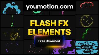 Flash FX Elements Pack 04 - Smoke, Energy & Liquid for AI Video (Ae, Pr, Dr, FCPX) Free