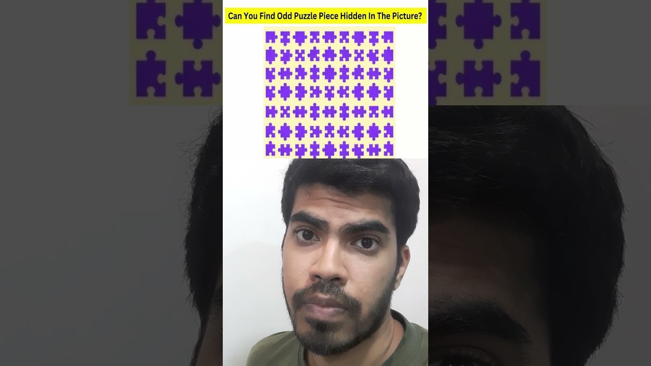 Can You find Odd Piece  ! | Test Your Eyes | Hindi 