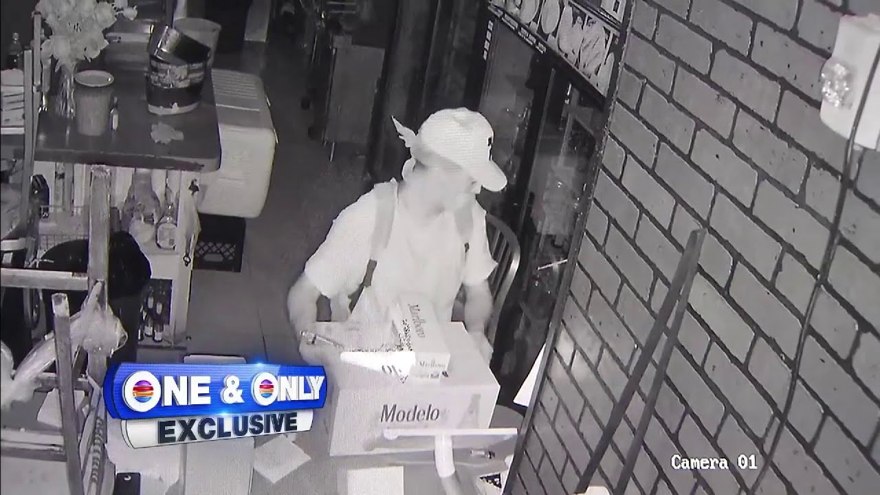 Men caught on camera robbing Miami restaurant of beer, jukebox and more ...