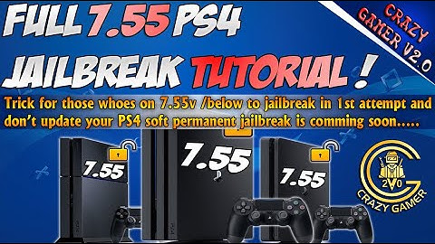 PS4 7.55 or Below 7.55 Jailbreak + 100% Stable + No Crash + Proof Of Concept + in 1st attempt