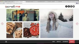 Scroll Me - How To Configure Portfolio Project And Client Section In Horizontal Scroll Menu Blog