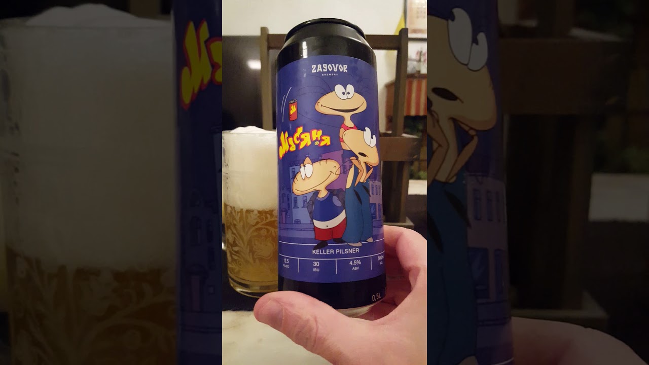 # 803 Zagovor Brewery Masyanya Keller Pilsner 4.5 % (Russian Craft Beer)