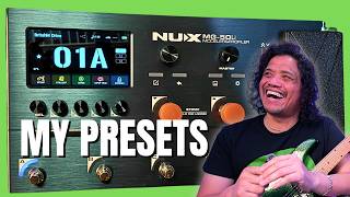 I made 6 Artist presets for the new NUX MG-50Li Guitar Multi-effects