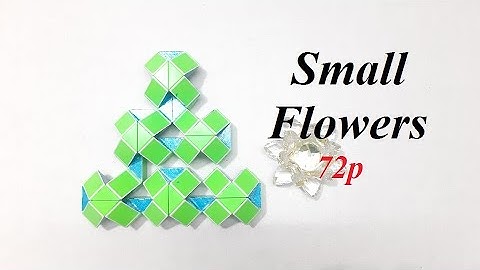 SLOW TUTORIAL - Rubik Twist or Xếp Hình Biến Thể 72 Pieces - Small Flowers