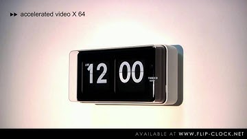 Twemco Flip Clock (Official product video by www.flip-clock.net) Model: BQ50